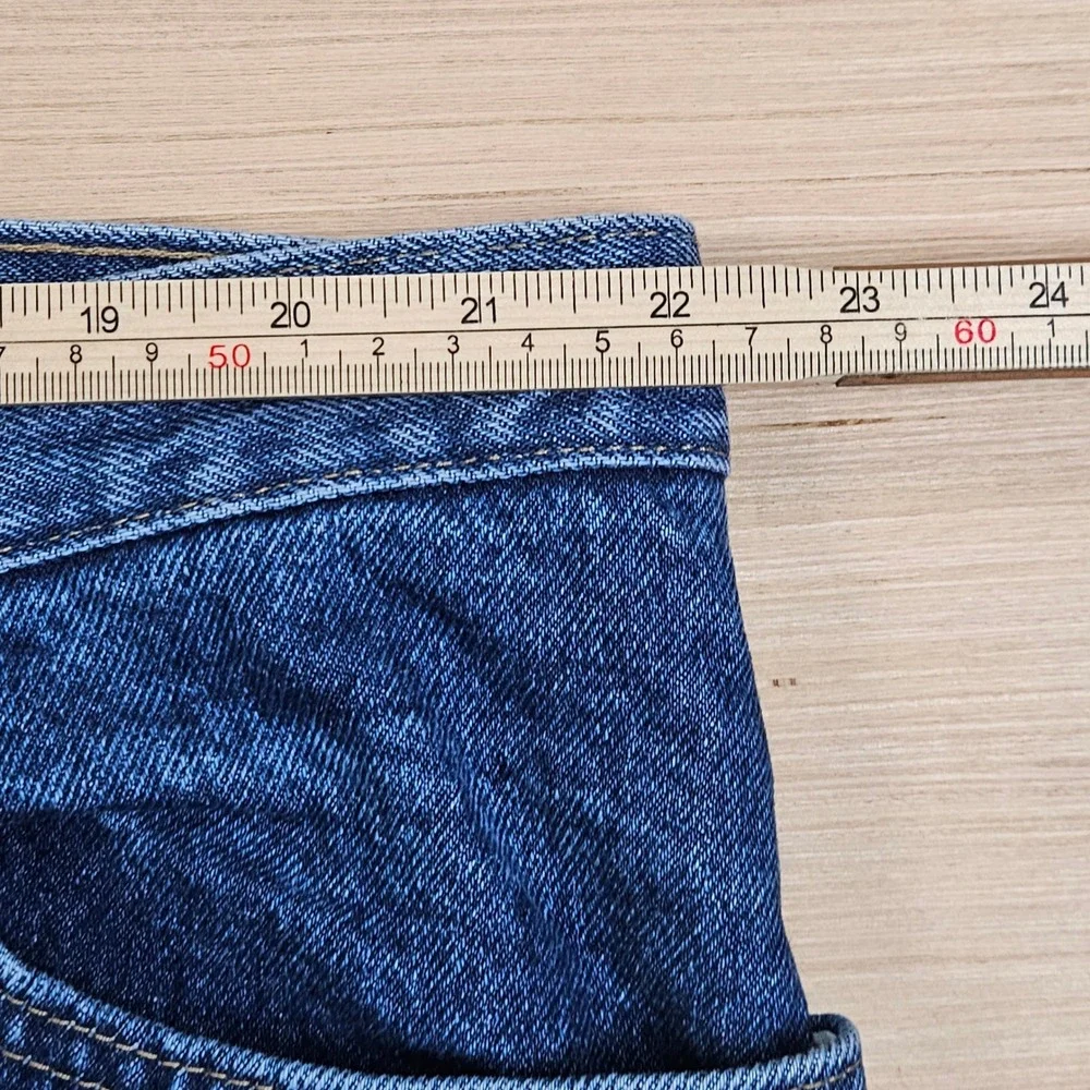 Wrangler Authentics Jeans Mens 44x28 Blue Regular Fit Denim ZM100SW Workwear NEW